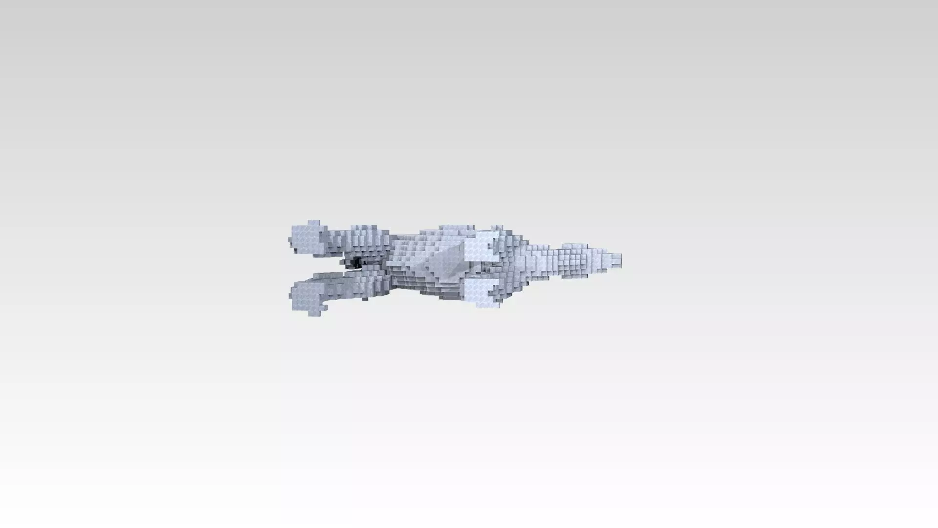 Camel Voxel 3D model_6