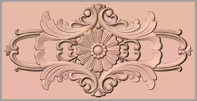 European furniture 3D relief models for CNC wood engraving E218
