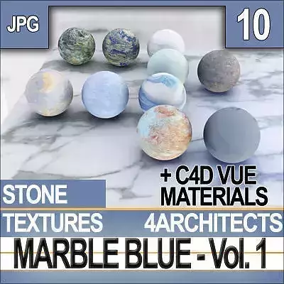 Marble Blue and Materials Vol 1 Texture