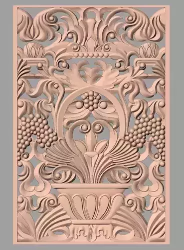 European furniture 3D relief models for CNC wood engraving E219