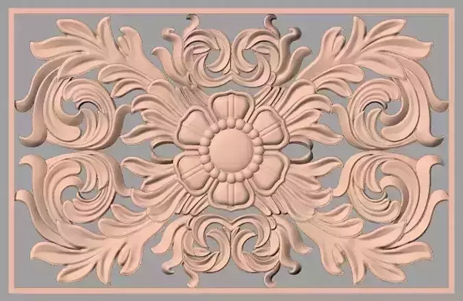 European furniture 3D relief models for CNC wood engraving E220