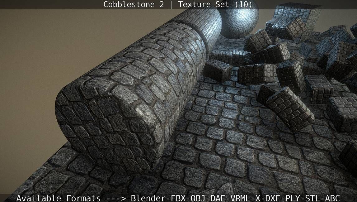 Cobblestone 2 Texture Set - 10 Texture_71
