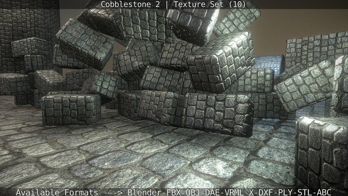 Cobblestone 2 Texture Set - 10 Texture_47