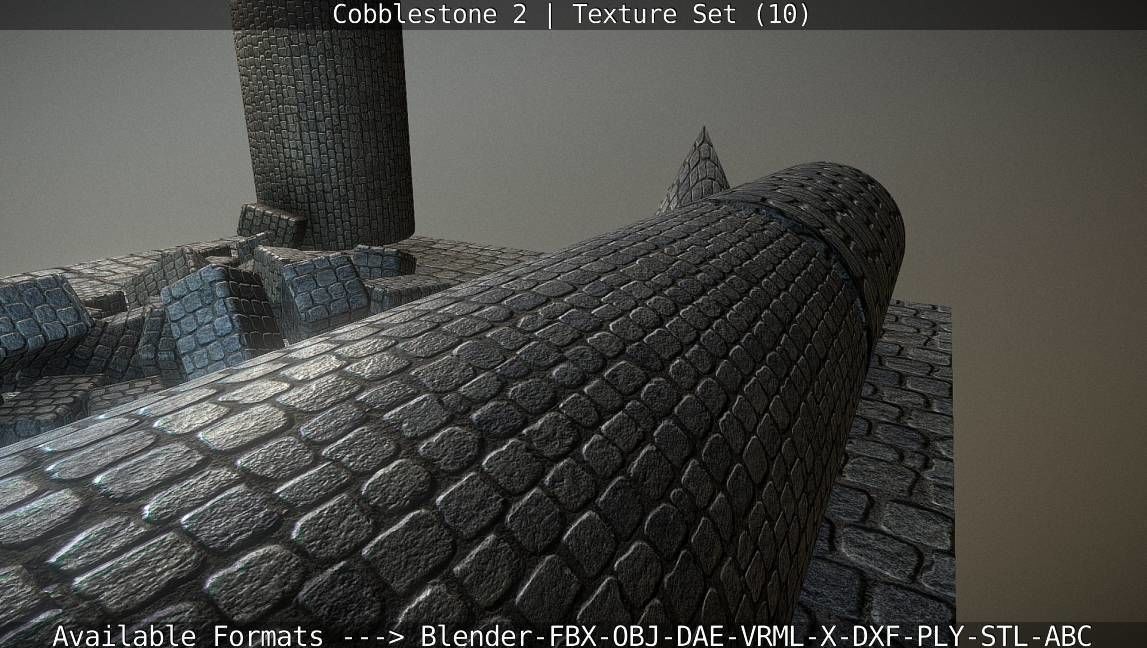 Cobblestone 2 Texture Set - 10 Texture_80