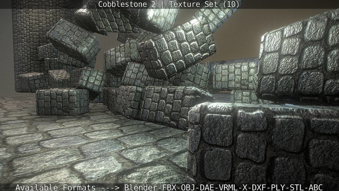 Cobblestone 2 Texture Set - 10 Texture_44