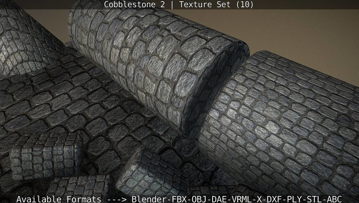 Cobblestone 2 Texture Set - 10 Texture_10