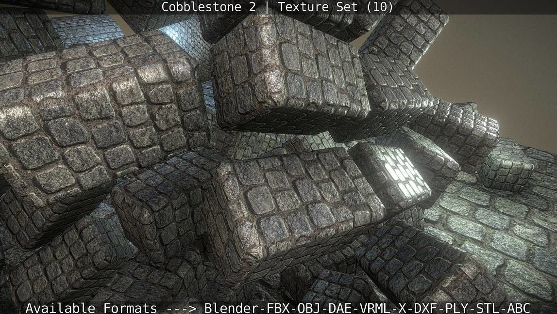 Cobblestone 2 Texture Set - 10 Texture_51