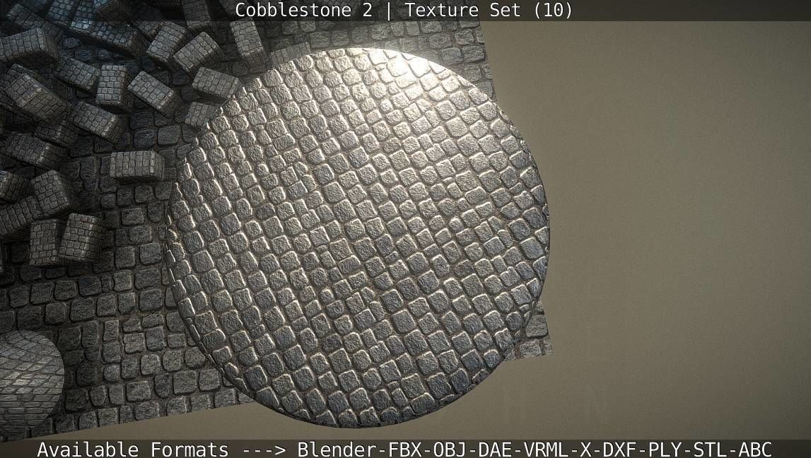 Cobblestone 2 Texture Set - 10 Texture_103