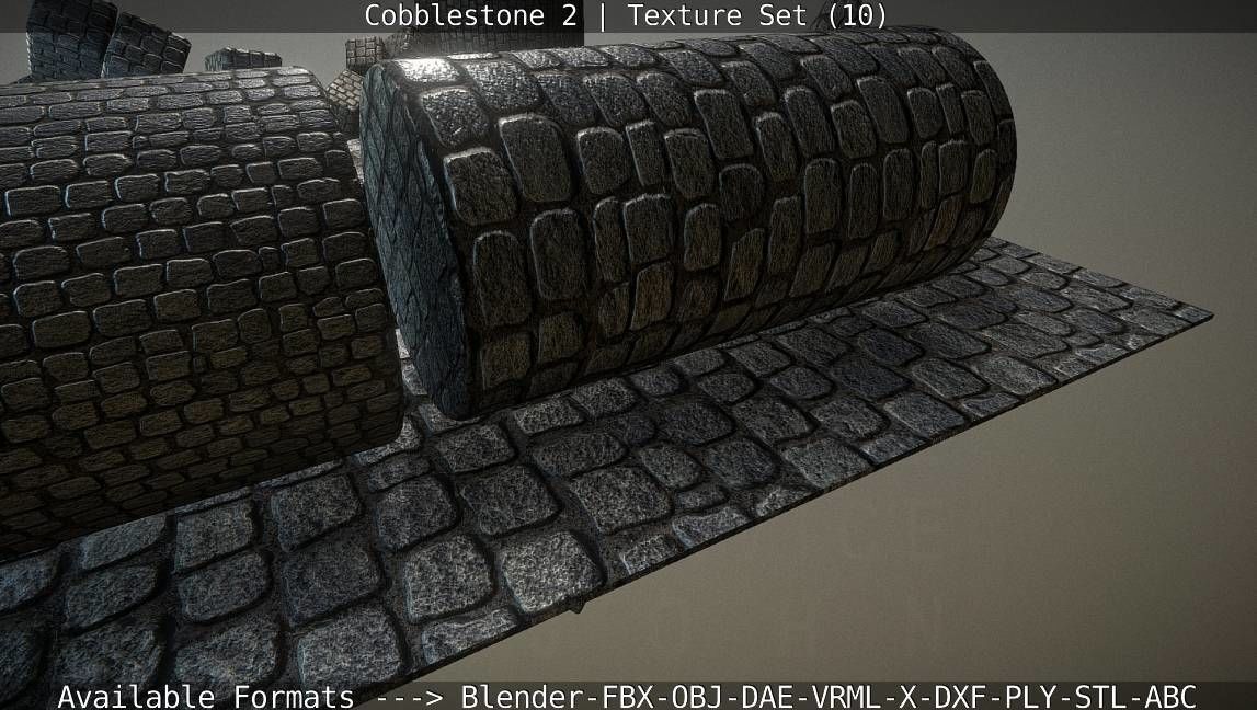 Cobblestone 2 Texture Set - 10 Texture_70
