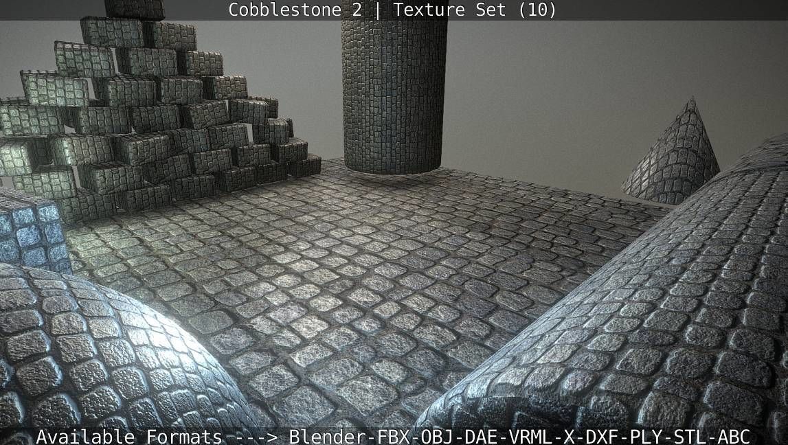 Cobblestone 2 Texture Set - 10 Texture_30