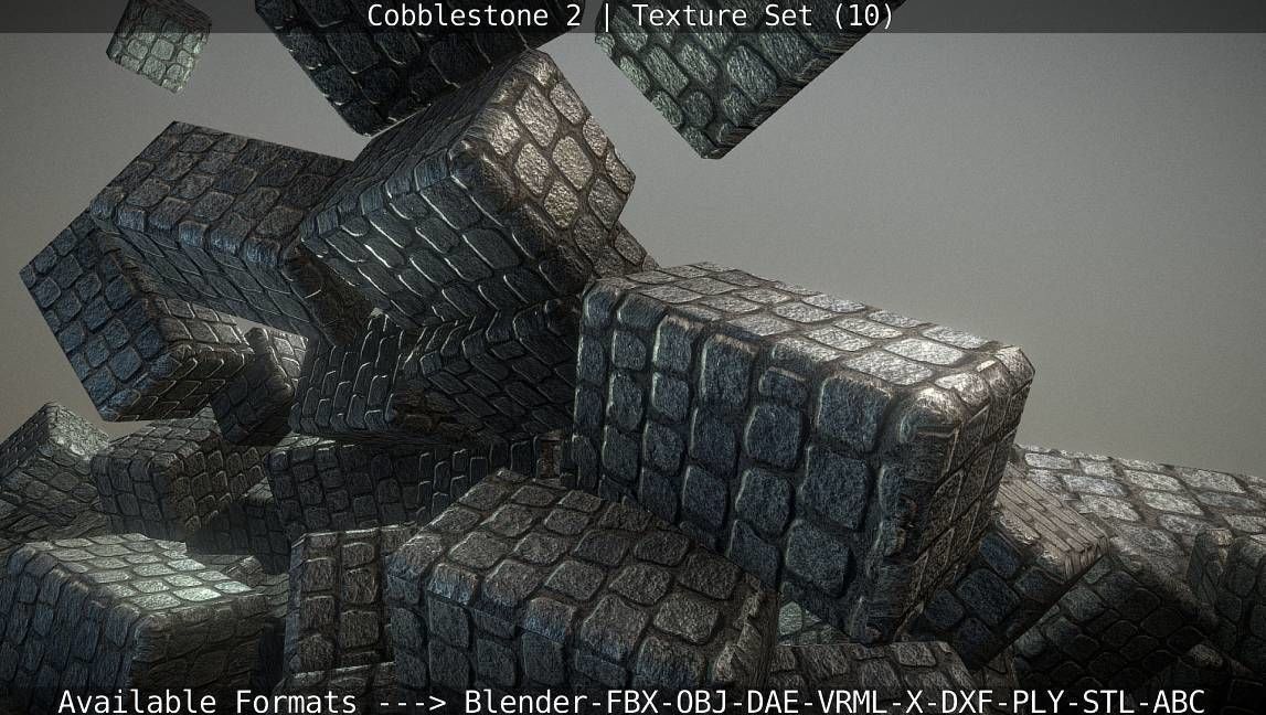 Cobblestone 2 Texture Set - 10 Texture_62