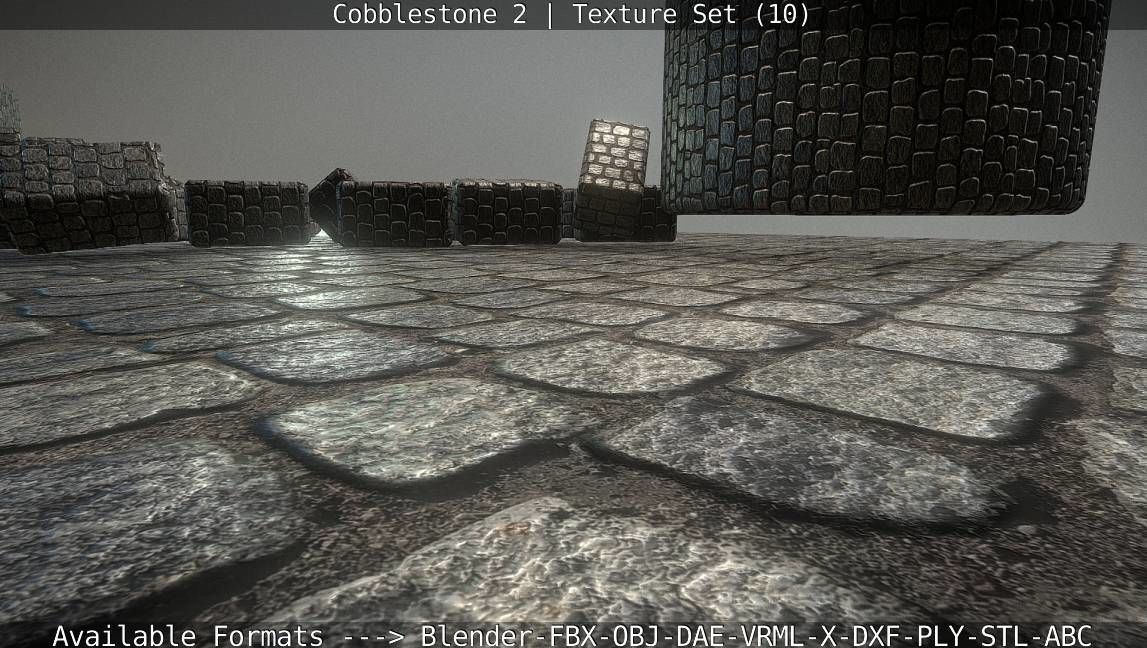 Cobblestone 2 Texture Set - 10 Texture_88