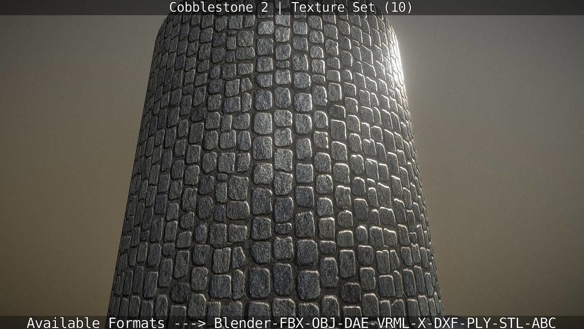 Cobblestone 2 Texture Set - 10 Texture_95