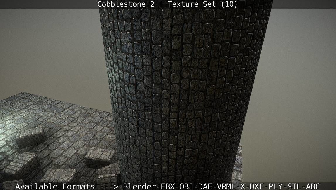 Cobblestone 2 Texture Set - 10 Texture_87
