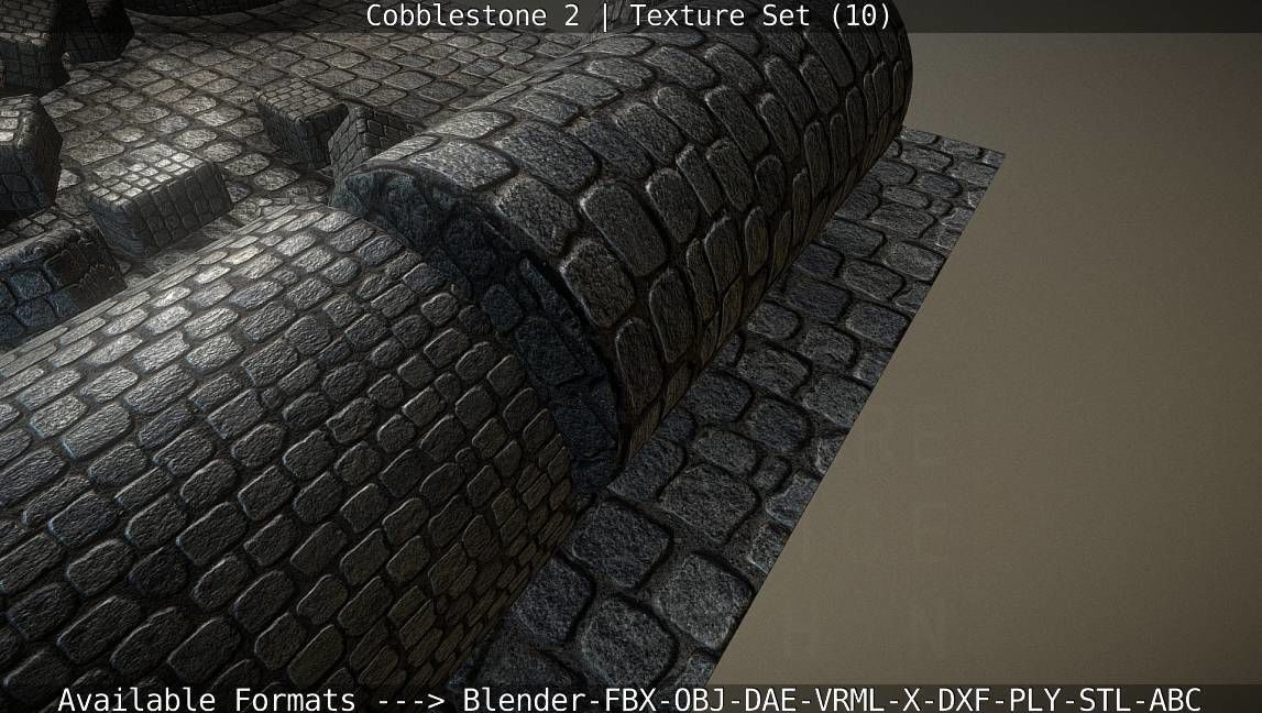 Cobblestone 2 Texture Set - 10 Texture_66