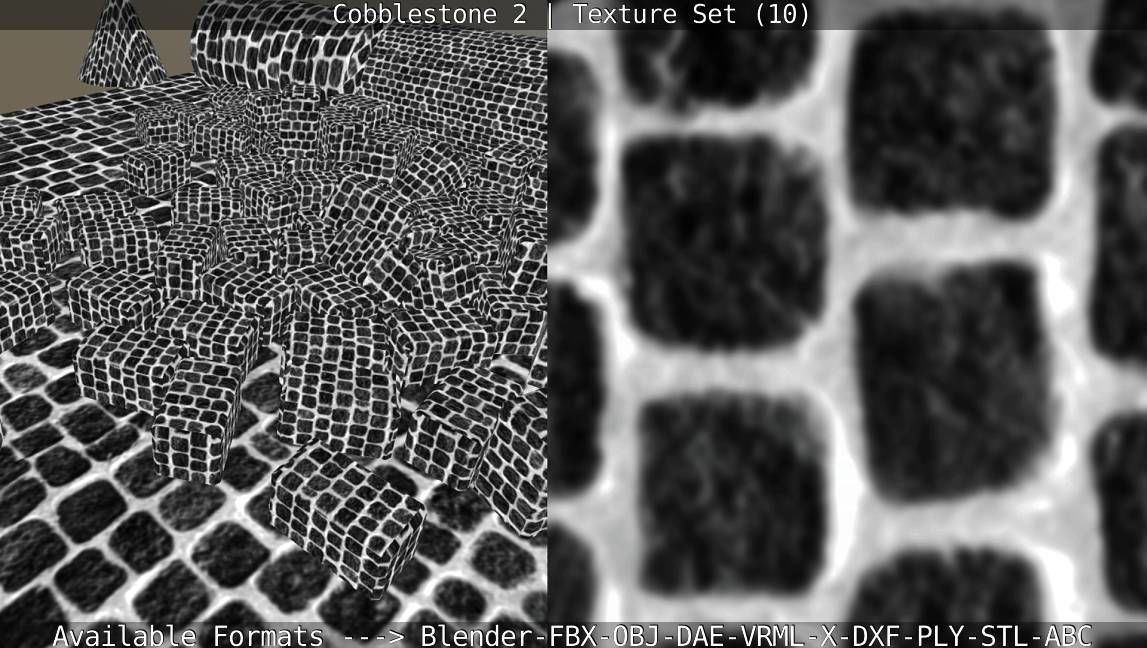 Cobblestone 2 Texture Set - 10 Texture_18