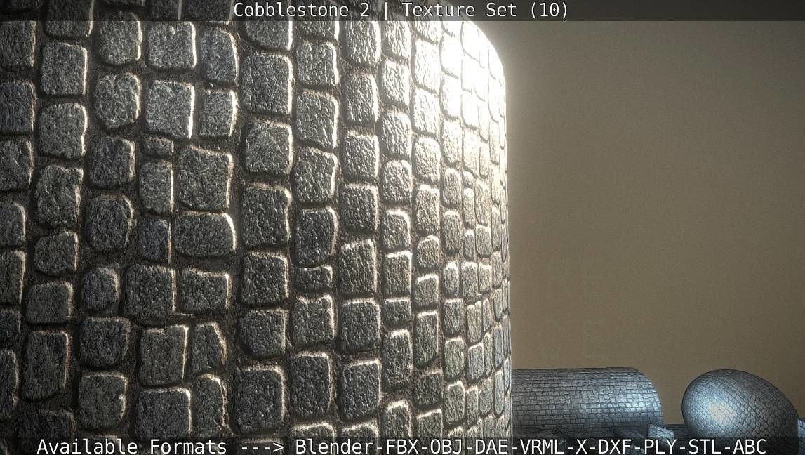 Cobblestone 2 Texture Set - 10 Texture_111