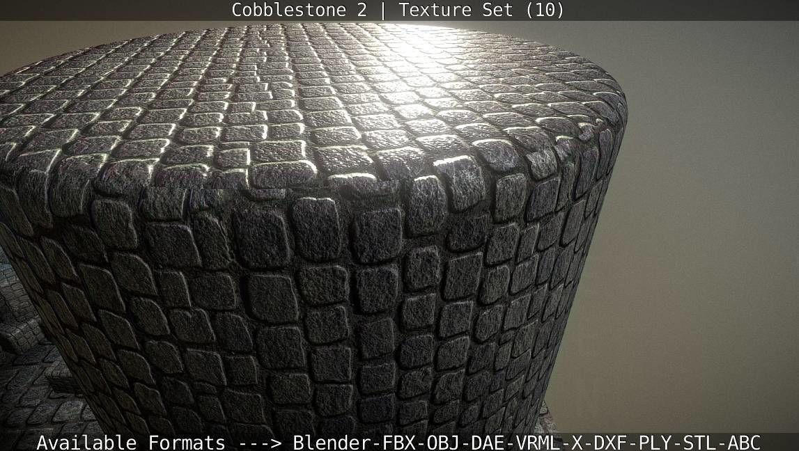 Cobblestone 2 Texture Set - 10 Texture_102