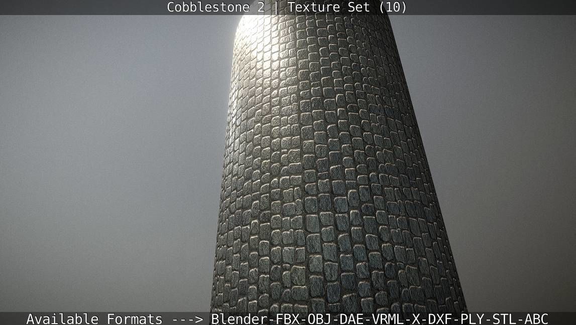 Cobblestone 2 Texture Set - 10 Texture_89