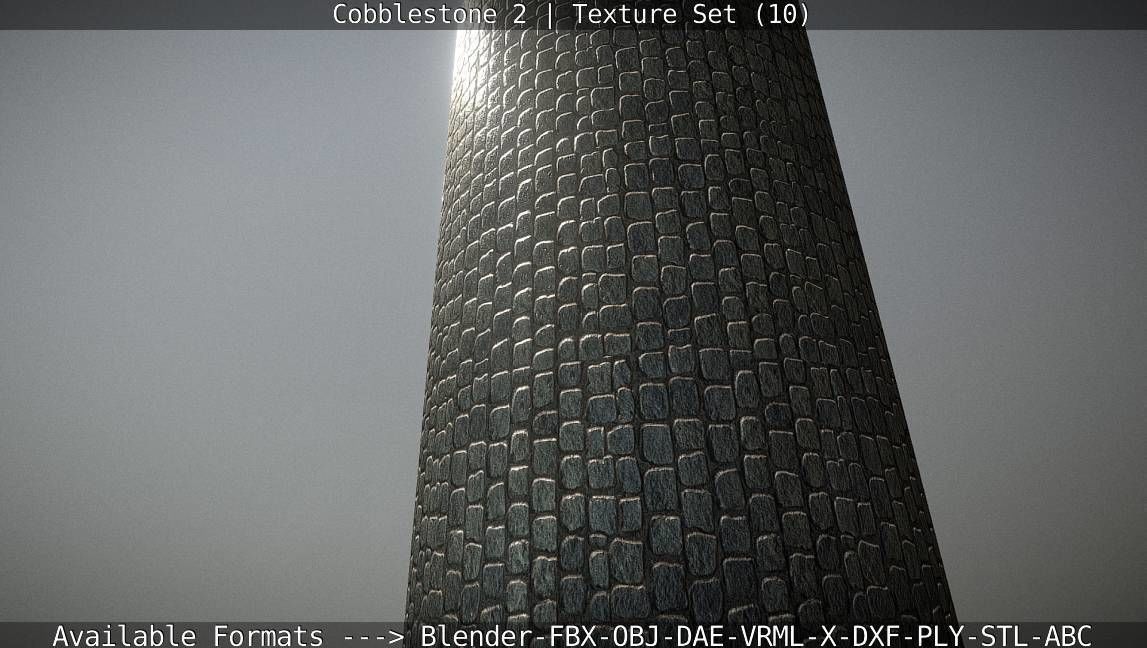 Cobblestone 2 Texture Set - 10 Texture_91