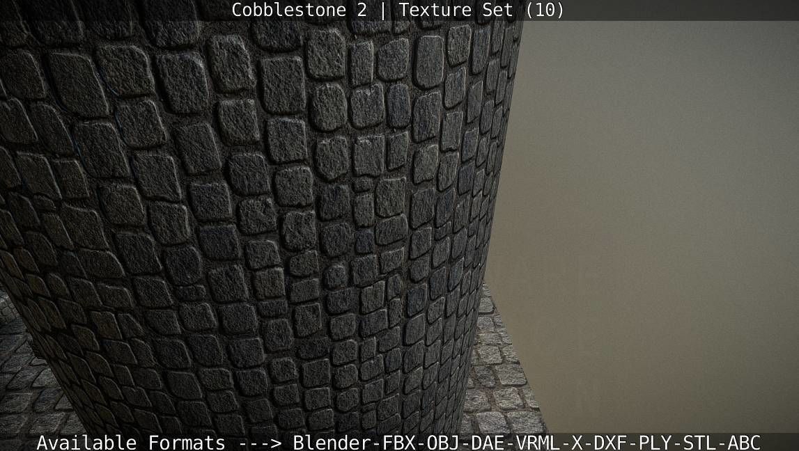 Cobblestone 2 Texture Set - 10 Texture_104