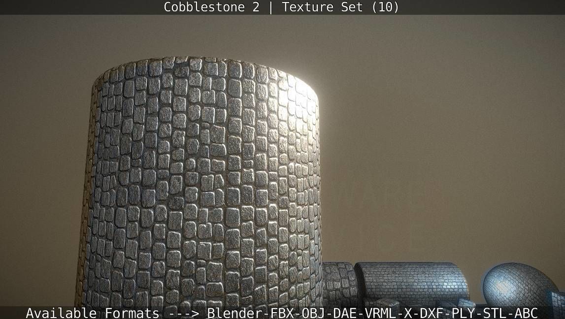 Cobblestone 2 Texture Set - 10 Texture_107