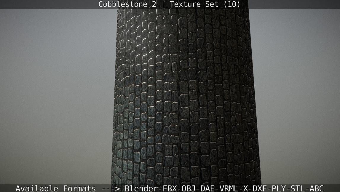 Cobblestone 2 Texture Set - 10 Texture_90