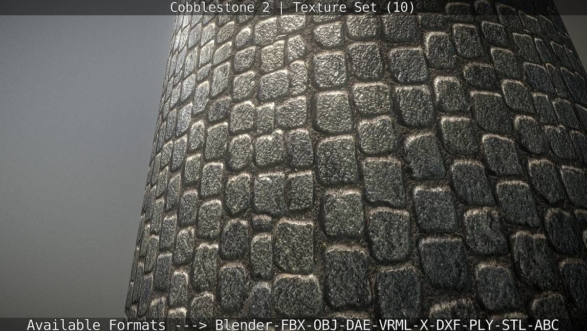 Cobblestone 2 Texture Set - 10 Texture_20