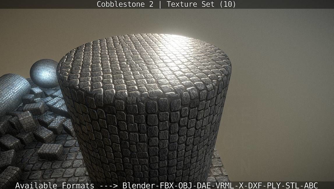Cobblestone 2 Texture Set - 10 Texture_101