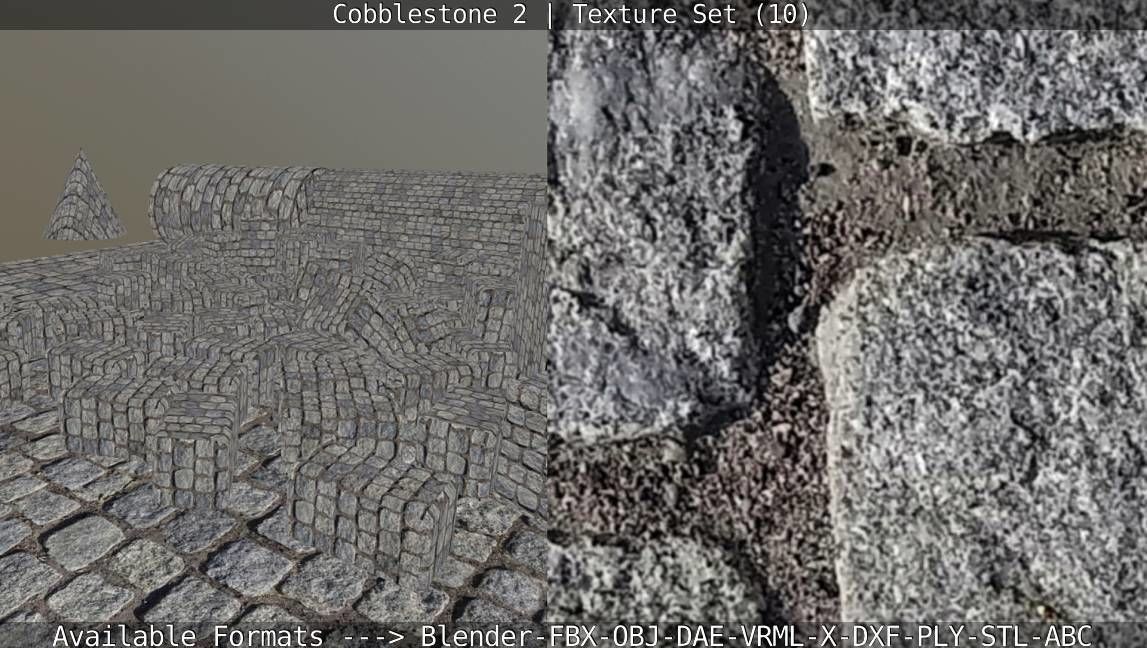 Cobblestone 2 Texture Set - 10 Texture_17