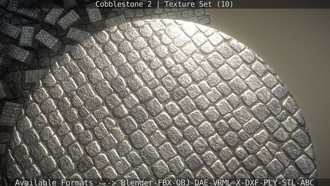 Cobblestone 2 Texture Set - 10 Texture_22