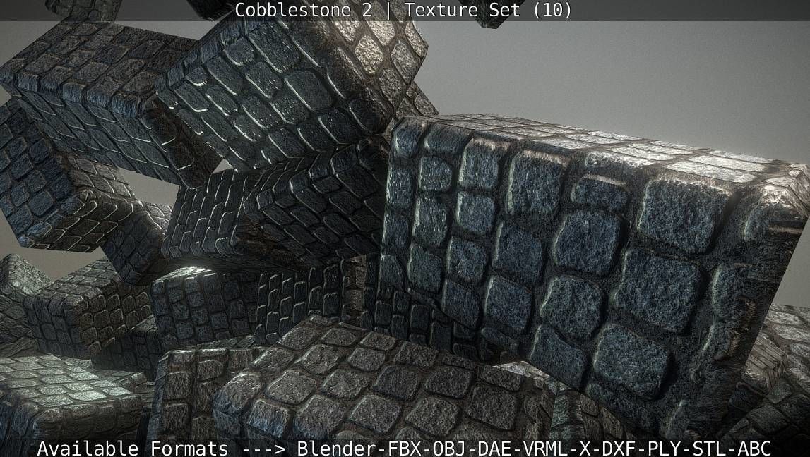 Cobblestone 2 Texture Set - 10 Texture_58