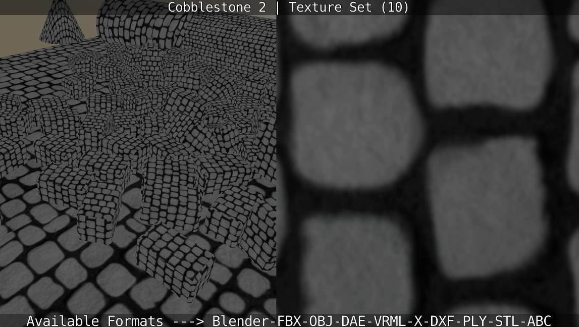 Cobblestone 2 Texture Set - 10 Texture_15