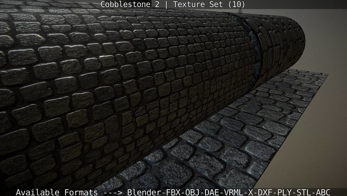 Cobblestone 2 Texture Set - 10 Texture_73