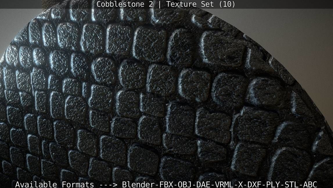 Cobblestone 2 Texture Set - 10 Texture_79