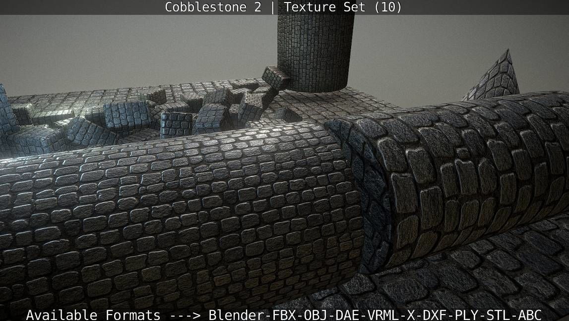 Cobblestone 2 Texture Set - 10 Texture_83