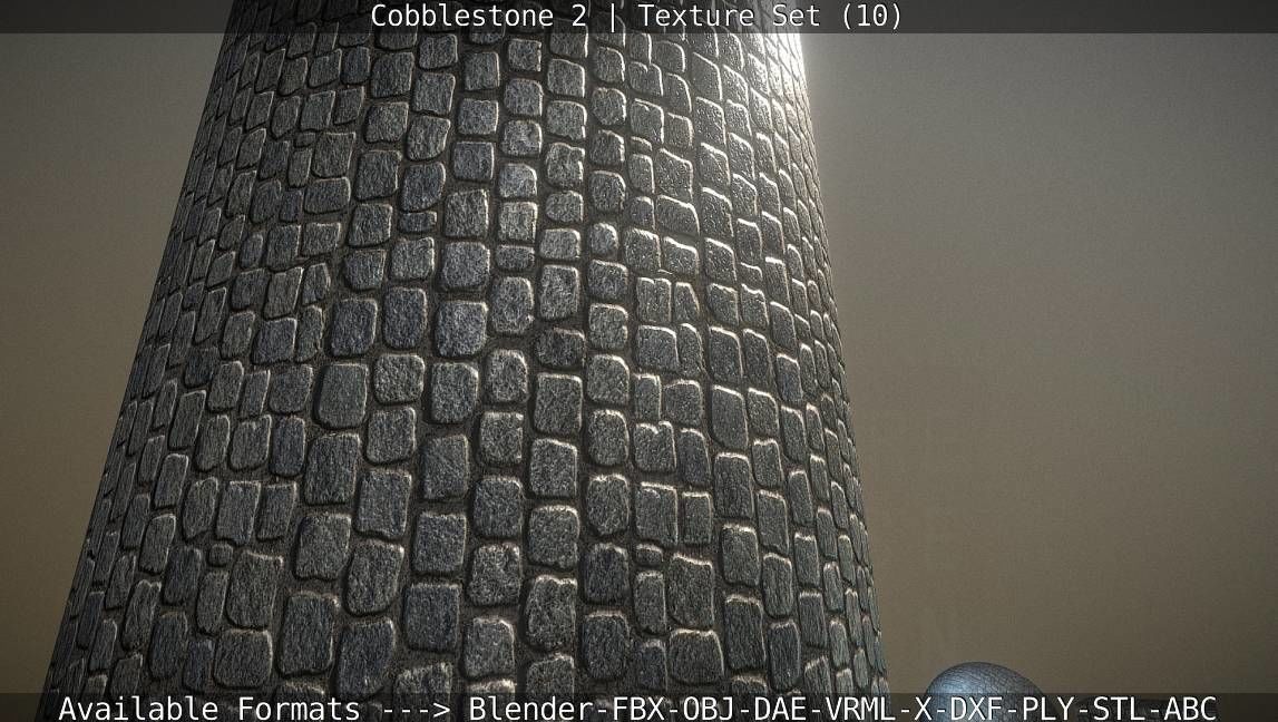 Cobblestone 2 Texture Set - 10 Texture_97