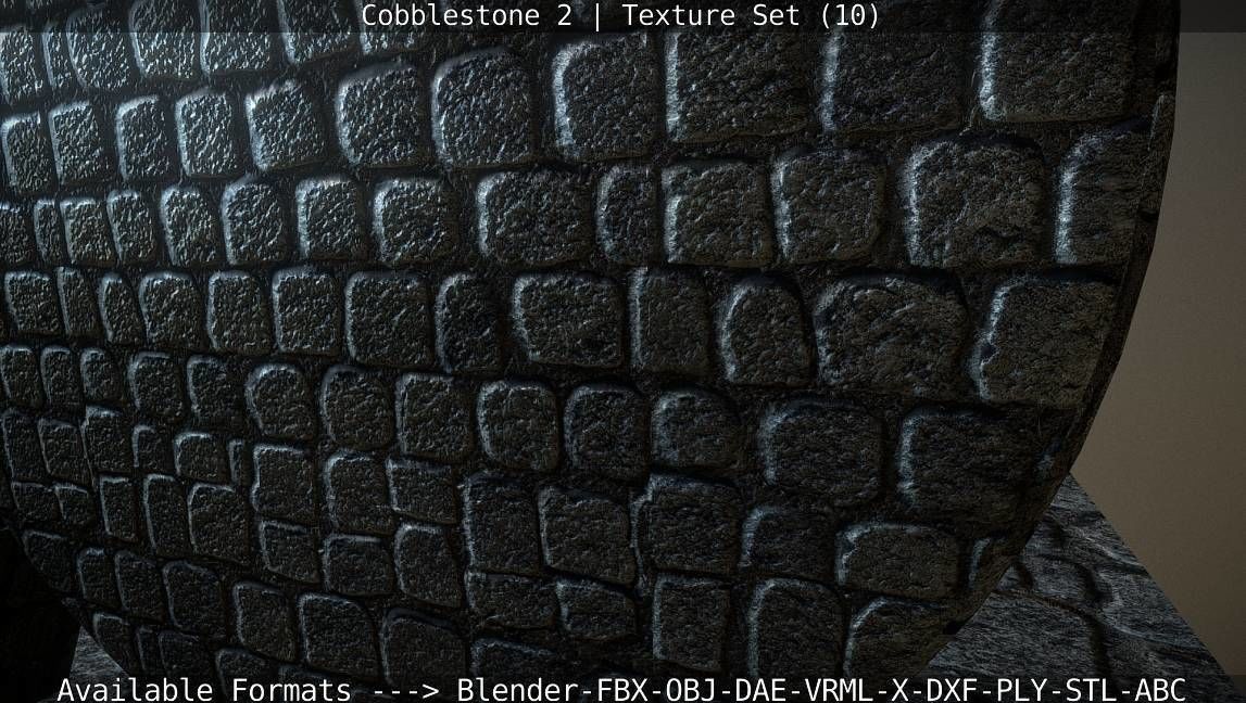 Cobblestone 2 Texture Set - 10 Texture_77
