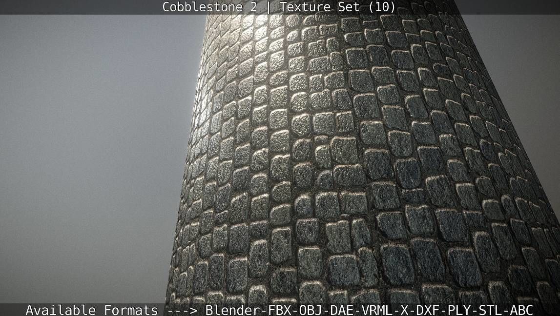 Cobblestone 2 Texture Set - 10 Texture_93