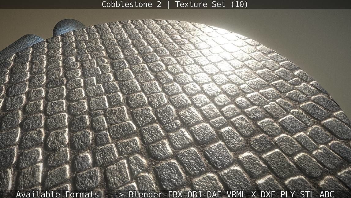Cobblestone 2 Texture Set - 10 Texture_110