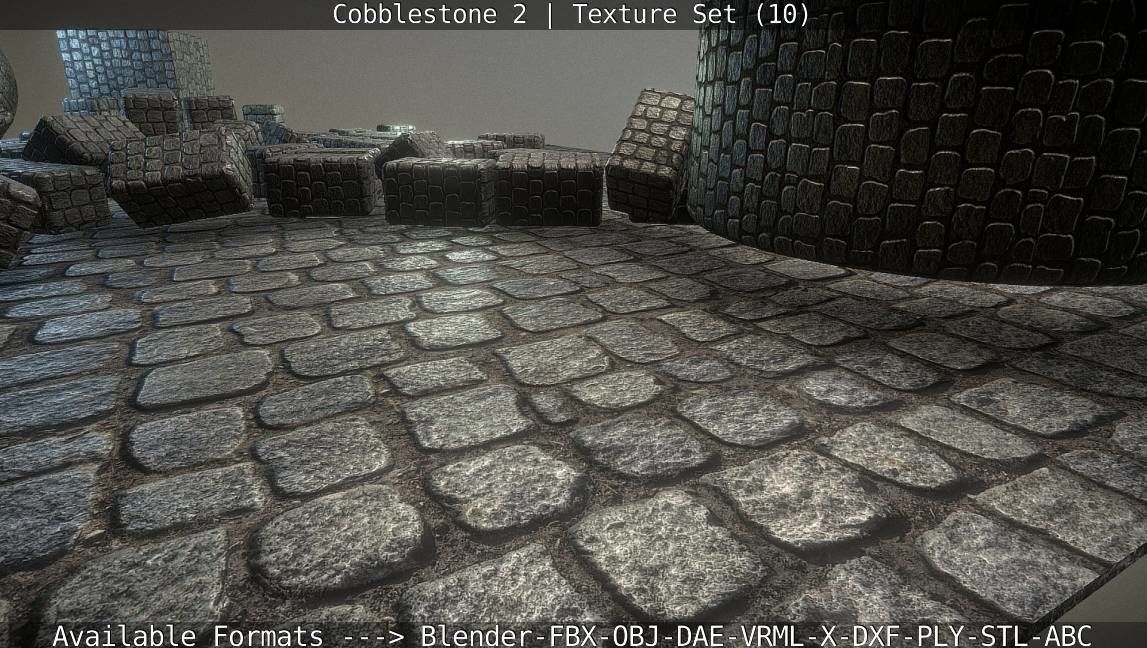 Cobblestone 2 Texture Set - 10 Texture_92
