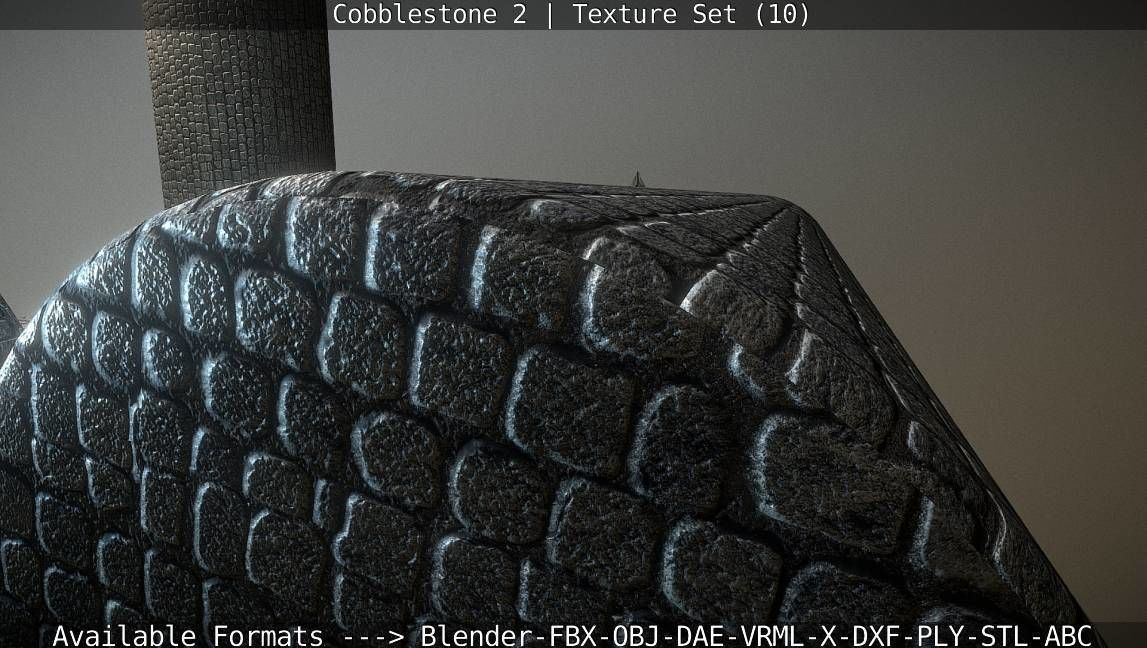 Cobblestone 2 Texture Set - 10 Texture_78