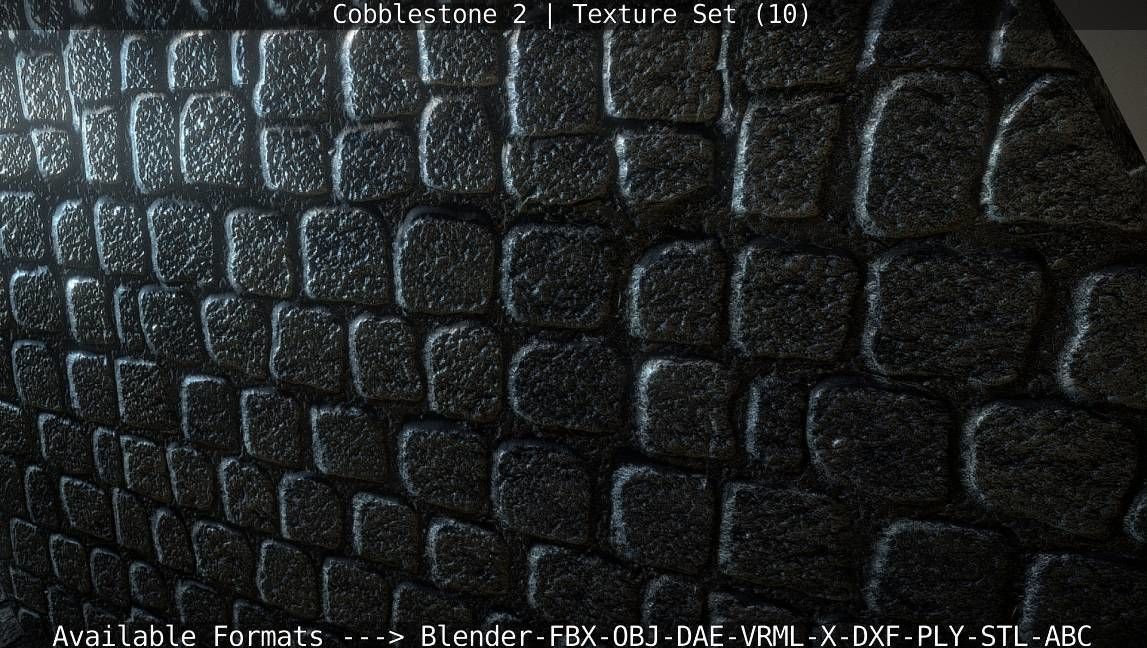 Cobblestone 2 Texture Set - 10 Texture_76