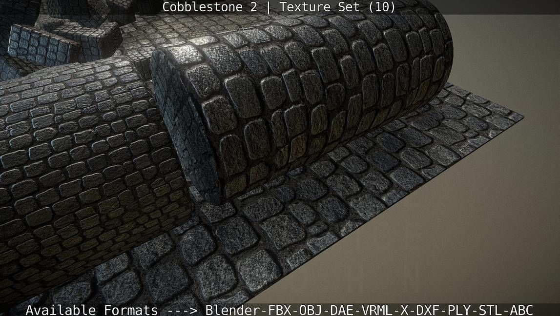 Cobblestone 2 Texture Set - 10 Texture_67