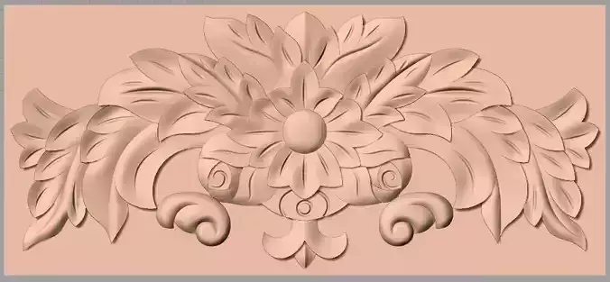 European furniture 3D relief models for CNC wood engraving E229