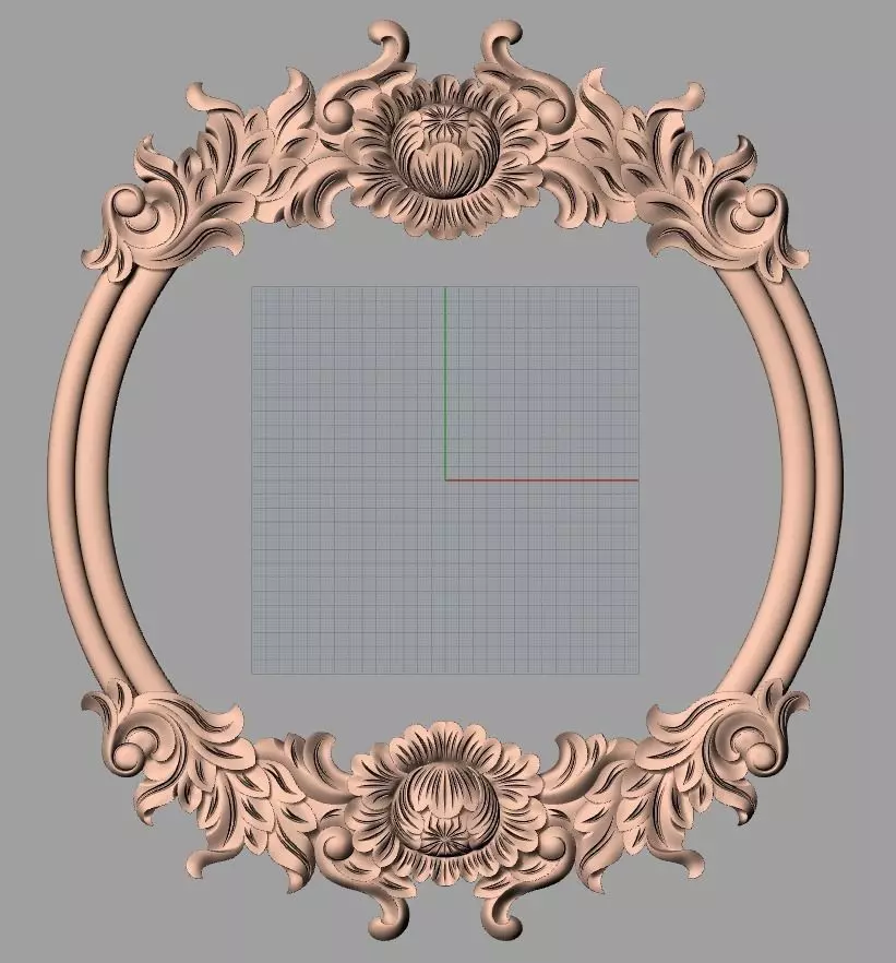 European furniture 3D relief models for CNC wood engraving E230 3D model