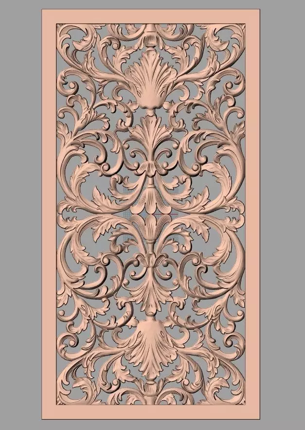 European furniture 3D relief models for CNC wood engraving E231 3D model