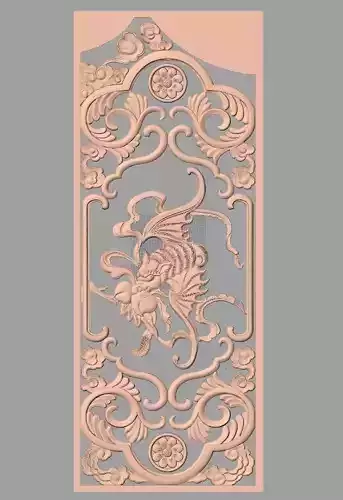 European furniture 3D relief models for CNC wood engraving E233