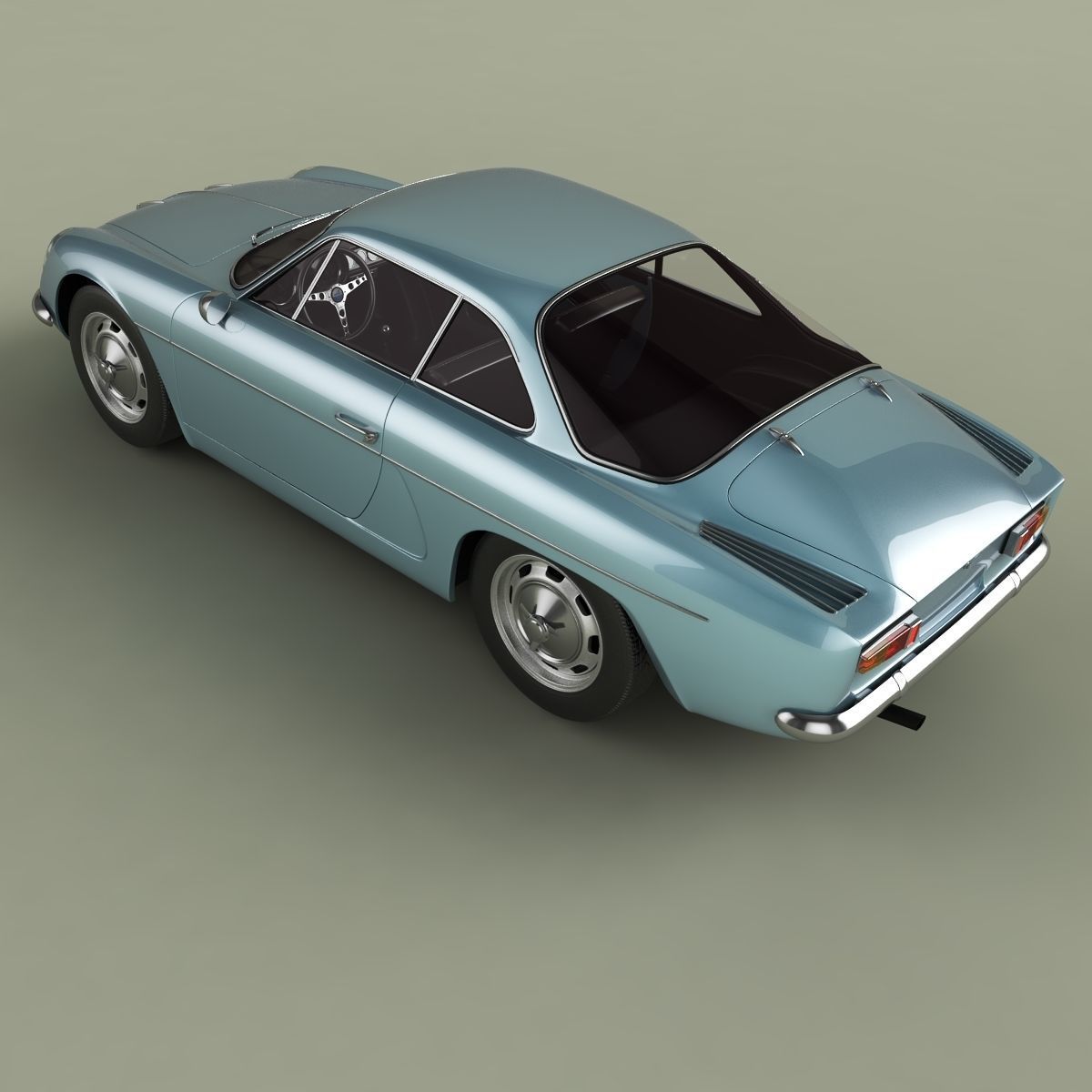 Renault Alpine A110 1100 3D model_7