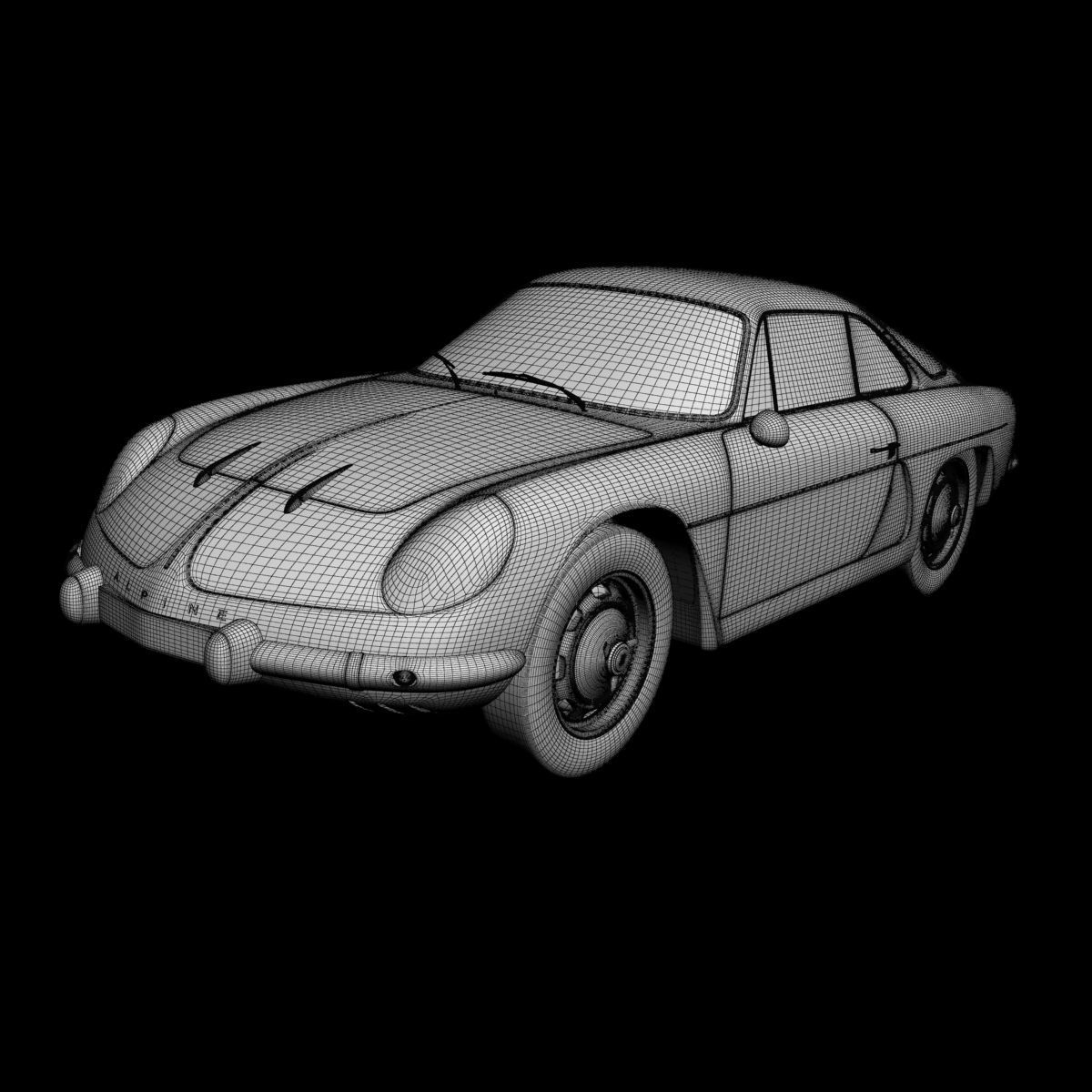 Renault Alpine A110 1100 3D model_14